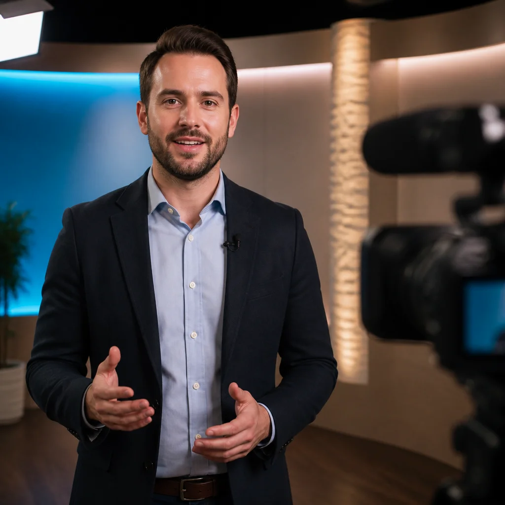 Treinamento de apresentadores de TV
